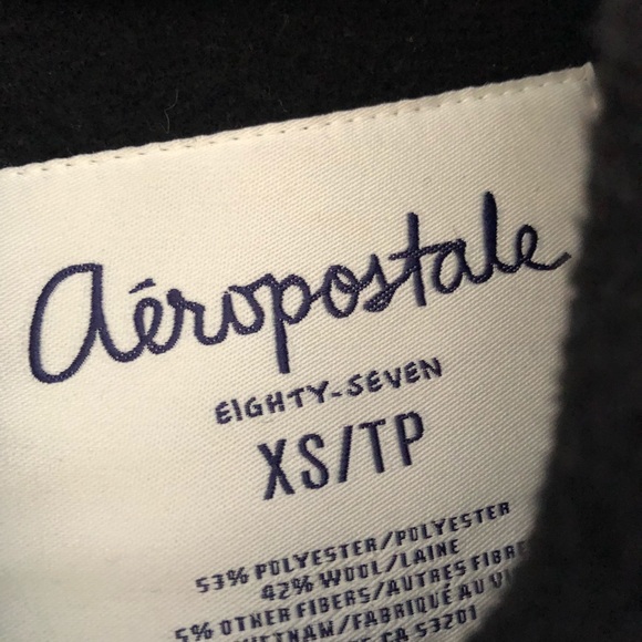 Aeropostale Black and Purple Winter Coat - Picture 3 of 4